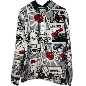 Drill Clothing Fresh Prints of Bel Air Comic Hooded Sweatshirt NWT Size XL